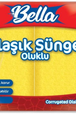 1+1 Oluklu Bulaşık Sünger