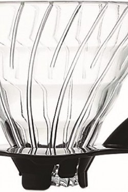 Hario V60 02 Dripper (Siyah Cam)