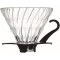 Hario V60 02 Dripper (Siyah Cam)