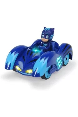 203142000, Pj Masks Mission Racer Cat Spielzeugauto, Lizenz, 1:43, 12 cm, Ton und Licht, Pj Masks Mission Racer Cat Car