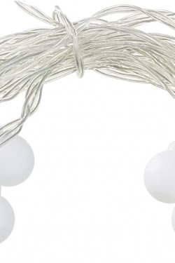 YD1026 Led Işıklı Dize Ampul Top Dizeleri 3 Metre, Şeffaf