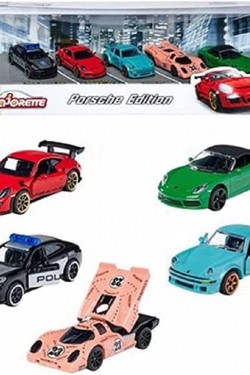 212053171, Porsche 5-teiliges Geschenkpaket, 7,5 CM, Druckguss (Metall), Federräder, Lizenziert, Porsche 5-teiliges Geschenkpaket