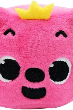 Nita Baby  Sesli Mini Peluş 7 cm, Pembe, Yıldızlı