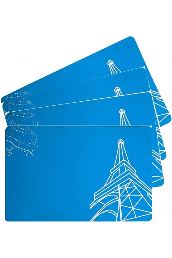 Amerikan Servis Seti,Paris Desenli Pvc Amerikan Servis Seti,Paris Desenli Pvc