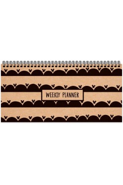 Agenda hebdomadaire à spirale Mickey Mouse 13 x 27