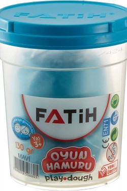 Fatih Oyun Hamuru Tek Renk Mavi 130 gr
