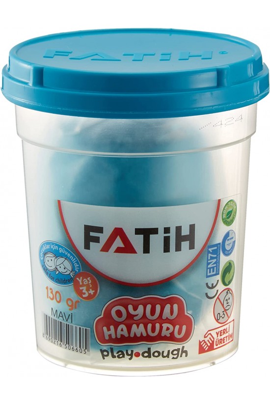 Fatih Oyun Hamuru Tek Renk Mavi 130 gr
