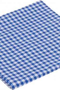 Nappe Vichy Petit Motif Carré, Nappe, Housse de Pique-Nique, Bleu, 80x80