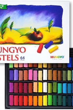 Mungyo MPS-64 Pastel Boya Yumuşak Köşeli 1/2 Toz Pastel, 64 Renk