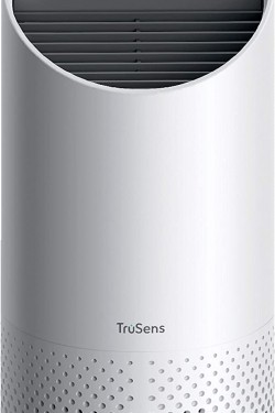 2415112EU Purificateur d'air TruSens Z-1000, pour petits environnements, 39 - 65 dB de bruit, 40 W, pour une surface de 23 m2, filtre HEPA, blanc/argent
