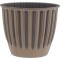 PYN4 Klavier-Blumentopf, dekorativer Topf mit Einsatzplatte, Mokka, 16,8 cm, 1,9 Liter