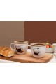 Plaisir Attrayant 2-Piece New Bone China Mug S Plaisir Attrayant 2-Piece New Bone China Mug S