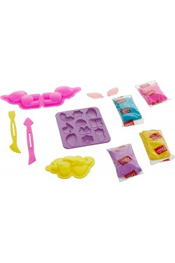 Crafy Oyun Hamur Set Sihirli  4X50Gr Parmak Hamurlu 11 Parça