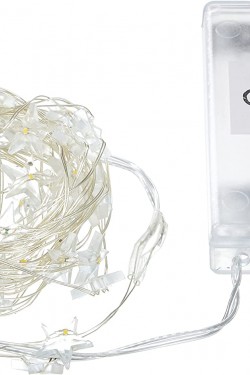 Işıklı Yıldızlı Bakır Tel Led Dizeleri 5 Metre AKYD1203