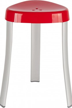 Banyo Taburesi Alu. Kırmızı M-KV16-04