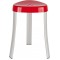 Tabouret de salle de bain Alu. Rouge M-KV16-04
