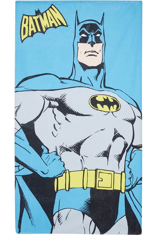 Erkek Çocuk Batman Lisanslı Plaj Havlu
