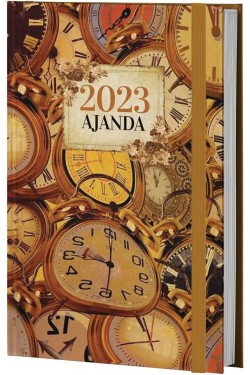 Clocks 13,5x21cm 2023 Agenda 128 Pages Hardcover