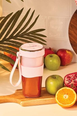 plus Taşınabilir Şarjlı Blender Pembe