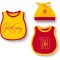 GSSTORE 2'li Set Önlük Set + Şapka B221067, Sarı/Kırmızı, STD