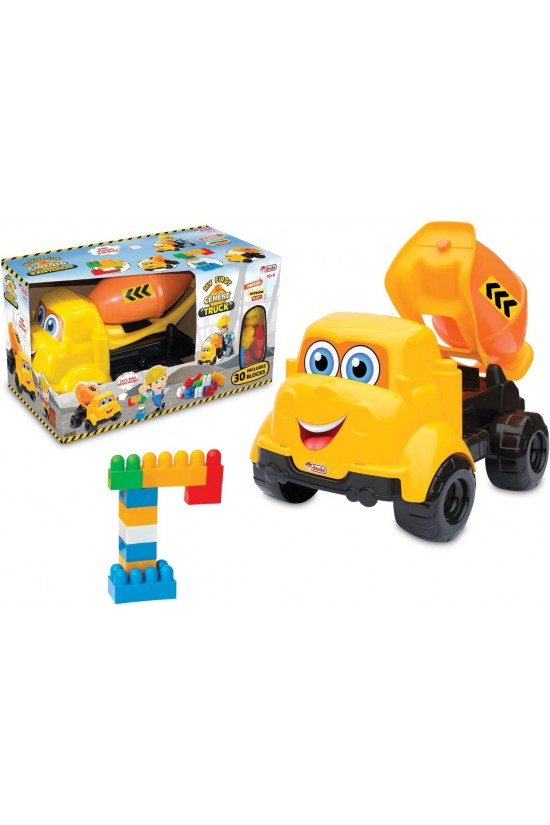 MON PREMIER CAMION DE CIMENT 30 PIÈCES AVEC BLOC MON PREMIER CAMION DE CIMENT 30 PIÈCES AVEC BLOC