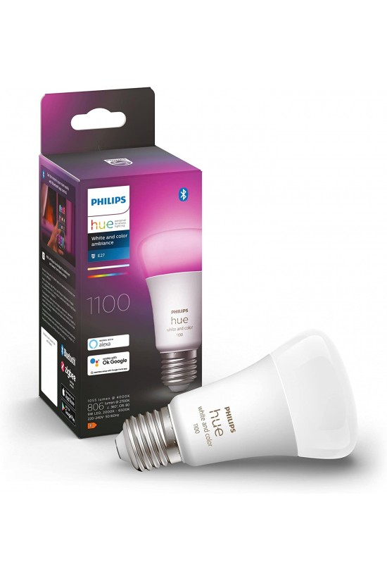 HueWCA 9-75W Renkli Akıllı Ampul E27 Bluetooth Özellikli HueWCA 9-75W Renkli Akıllı Ampul E27 Bluetooth Özellikli
