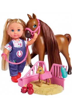 Si, 105733487, Evi Love Doctor Evi Welcome Horse, Yeni Doğmuş Tay, Aksesuarlar, 12 cm Evi, Doctor Evi Welcome Horse