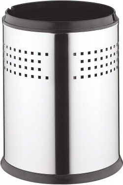 A44048 Çöp Kovası, 3 L, Parlak Paslanmaz Çelik Kaplama
