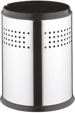 A44048 Çöp Kovası, 3 L, Parlak Paslanmaz Çelik Kaplama
