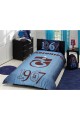 Lizenziertes Bettwäsche-Set für Einzelbett, Weinrot-Blau Lizenziertes Bettwäsche-Set für Einzelbett, Weinrot-Blau