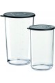 - Cam bardak s, 400 ml / 700 ml, ısıya dayanıklı, cam, kapak dahil