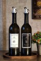 Wooden Stand Amber 2 750ml Olive Oil + Sunflower Oil Bottle S, Black & White Wooden Stand Amber 2 750ml Olive Oil + Sunflower Oil Bottle S, Black & White