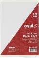 Kare Zarf, 110 gr, Silikonlu, 10&apos;lu, Beyaz