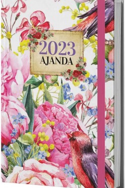 Gül Bahçesi 13,5x21cm 2023 Ajanda 128 Sayfa Ciltli