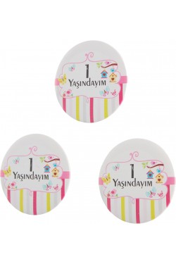 Frigo Party Kids avec Ouvre Magn 1 Ans Papillons Colorés