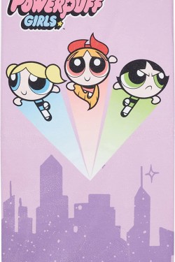 Kız Çocuk PowerPuff Girls Lisanslı Plaj Havlu