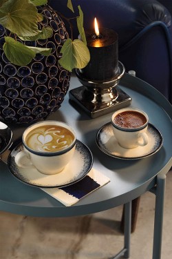 Lima Kahve Takımı Mavi Krem 890004