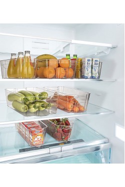 Kleiner Kühlschrank-Organizer aus Kunststoff