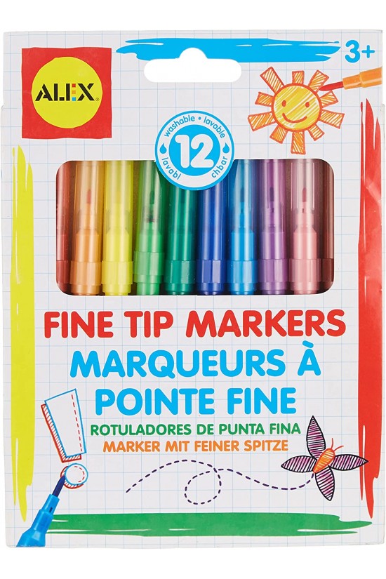 Alex – waschbarer Fingerspitzen-Filzstift (12) (Alex Brands 201/12) Alex – waschbarer Fingerspitzen-Filzstift (12) (Alex Brands 201/12)