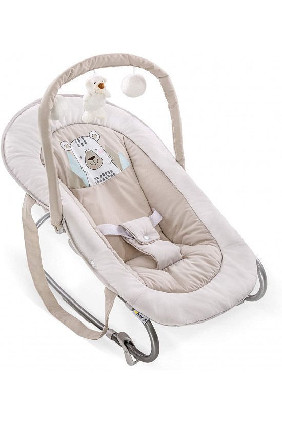 Hauck Bungee Dee Baby Cradle / from birth to 9 kg / swing function / toy bar / adjustable backrest / seat belt / handles / roll-over safety / portable / companion / beige Hauck Bungee Dee Baby Cradle / from birth to 9 kg / swing function / toy bar / adjustable backrest / seat belt / handles / roll-over safety / portable / companion / beige