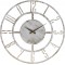 MDS-50 Dilek Metal Eskitme Duvar Saati, Beyaz, 50x50 cm