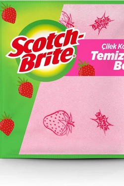 2058996 Pano de limpeza com aroma de morango, pacote com 3