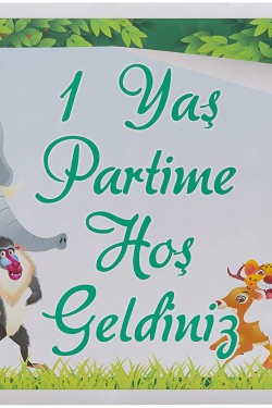 Doğum Günü Safari Parti Afişi