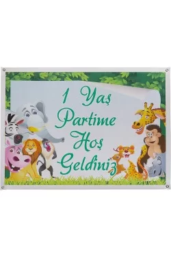 Birthday Safari Party Poster
