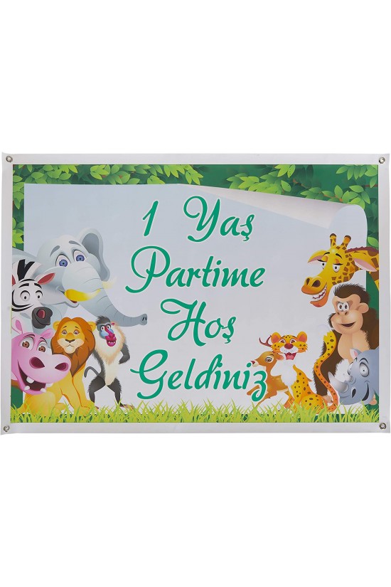 Doğum Günü Safari Parti Afişi