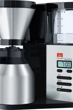 Aroma Elegance Therm (Termoslu) Dee Filtre Kahve Makinesi, Programlanabilir, 1.2 L Kapasite, 1520W, Siyah