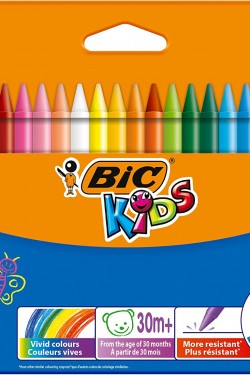Kids Elleri Kirletmeyen Pastel Boya, 24'lü Kutu