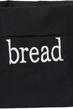 Bread Nakışlı Ekmek Sep Siyah 60