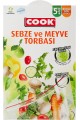 Kilitli Sebze Meyve Torbası, Büyük Boy 25 x 29 cm (5 Adet/Kutu içi)