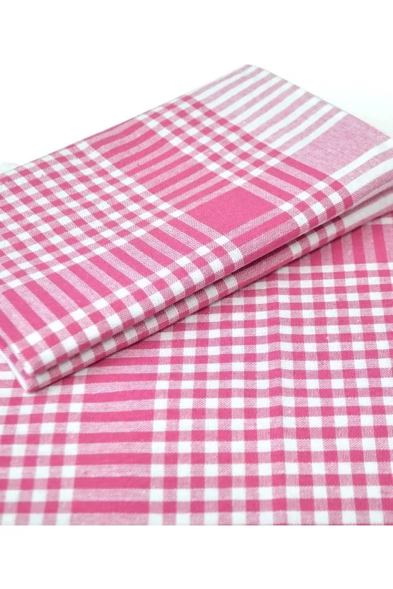 4 pièces, serviette de séchage à carreaux en coton, serviette Muk, rose, 50 x 70 4 pièces, serviette de séchage à carreaux en coton, serviette Muk, rose, 50 x 70